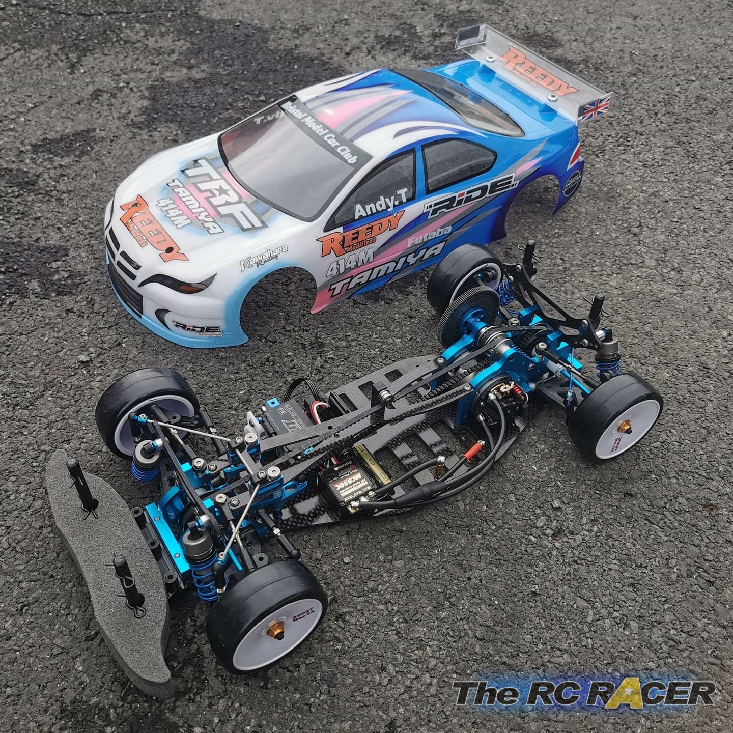 49255 Tamiya TRF414M World championship replica Build and Review